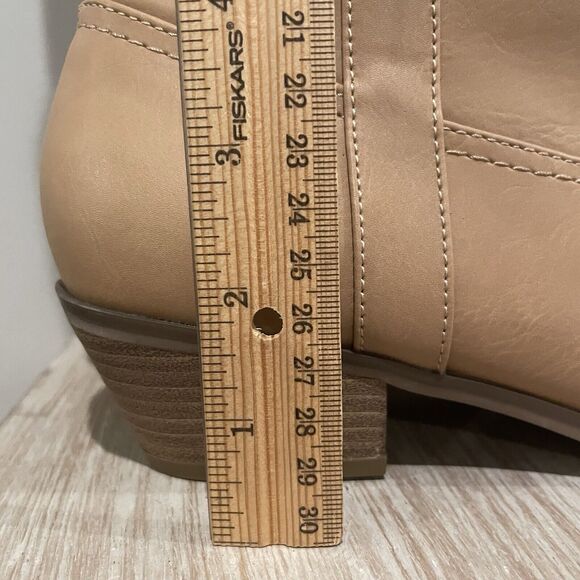 Universal Thread Women’s Light Brown Sommer Western Riding Boots Size 8 1/2 NWT - Picture 5 of 16